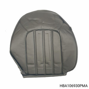 HBA106930PMA - Rover 45 - Cover assembly-front seat squab - Black, LH, Leather