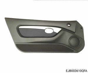 EJB003610QFA - MG F / TF - Casing assembly-front door - LH, Ash Grey outer, Black Sebring Fabric inner, Technical Grey insert