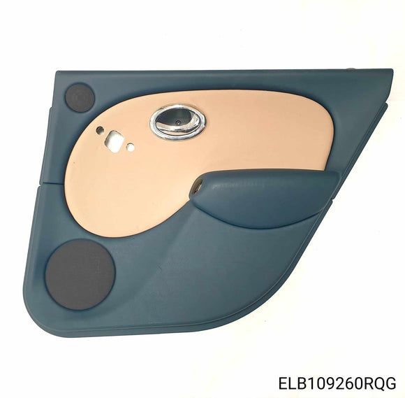 ELB109260RQG - R40 - Casing assembly-rear door - RH, Neptune Blue/Sandstone Beige