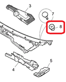 Rover 75 MG ZT Scuttle Panel Socket (Snap Sack) EYC101450 - Genuine MG Rover