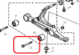 Rover 400 / 45 / MG ZS Front Shock Absorber to Lower Arm Bolt - RYG100770 - Genuine MG Rover