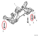 Bolt Flange Subframe Rover 400/45/ZS KYG100891 - Genuine MG Rover