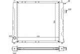 Rover 25 / 45 / MG ZR / ZS (K Series Only) Radiator - Non Air Conditioning - PCC001180 / PCC001480