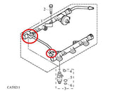 KV6 Fuel Rail Interconnect Pipe O Ring Seal Kit - Rover 75 / MG ZT / Rover 45 / MG ZS - KV6INT